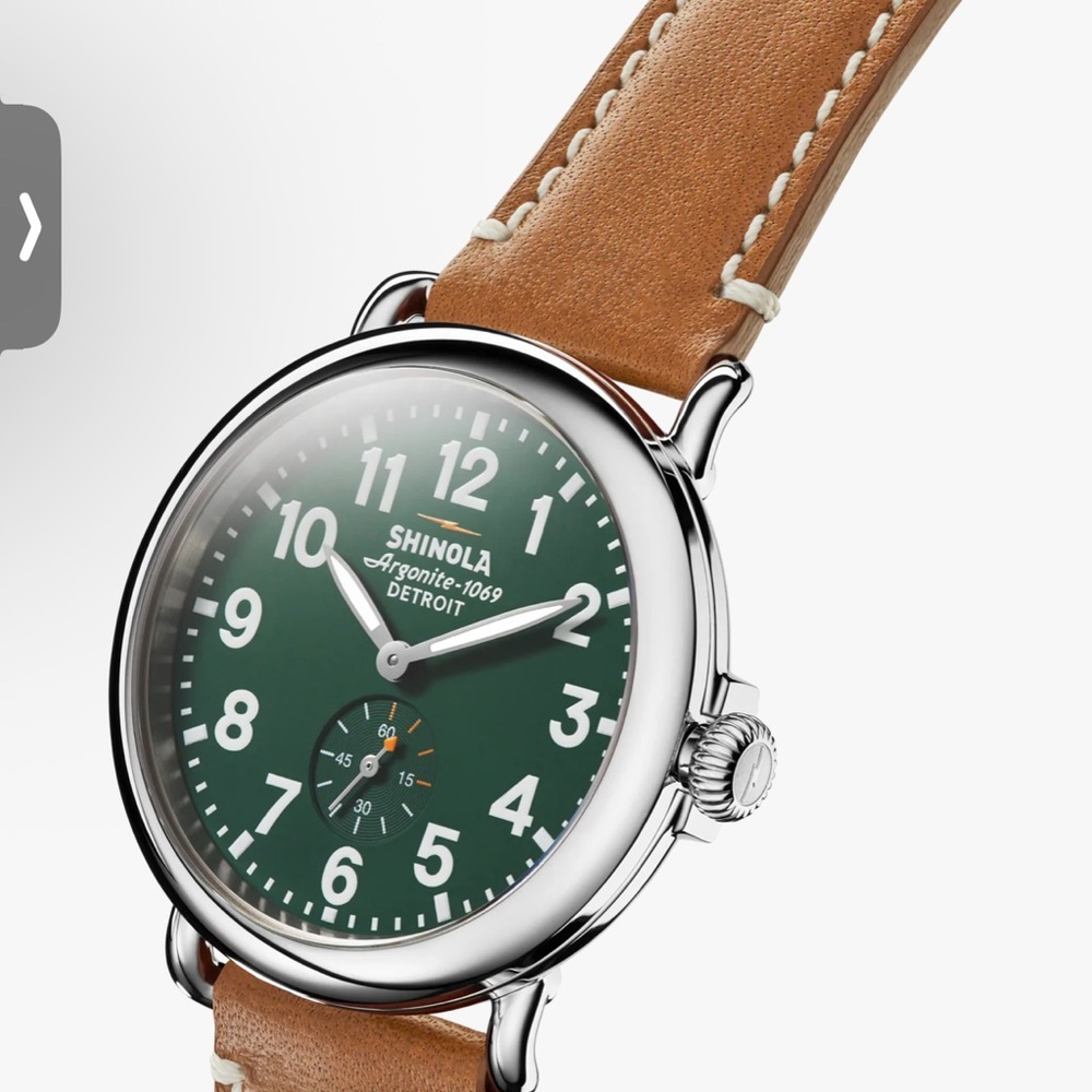 Shinola Runwell Watch 41cm Blue Face